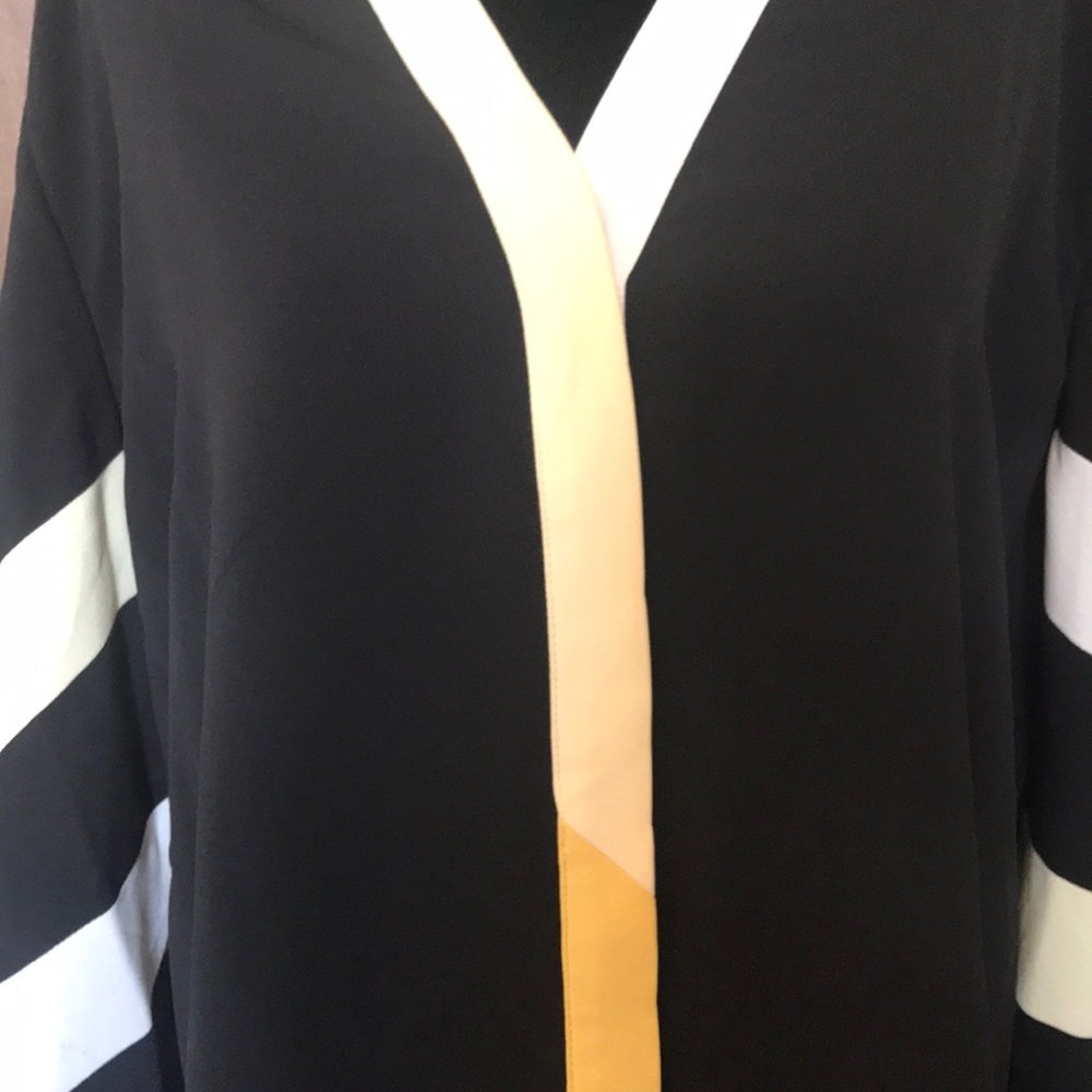 Alfani Citron blouse 1980s 1990s - Picture 3 of 6